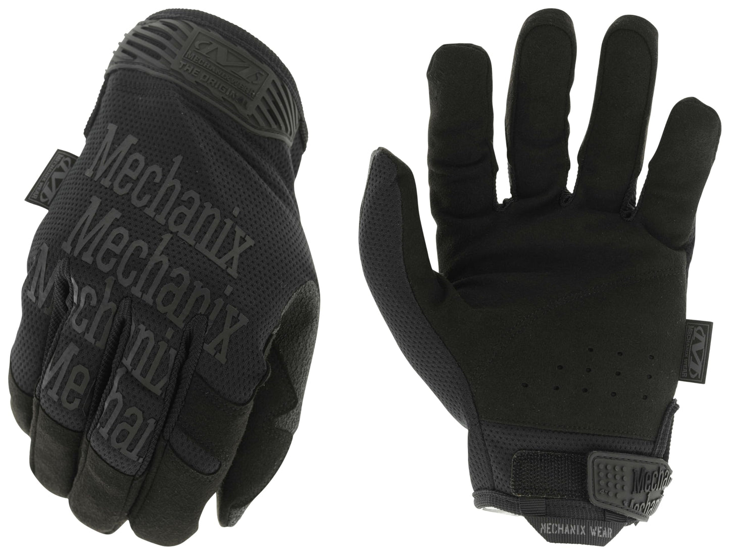 Mechanix Wear: The Original Covert Work Gloves with Secure Fit, Flexible Grip for Multi-purpose Use, Durable Touchscreen Safety Gloves for Men (Black, Small)