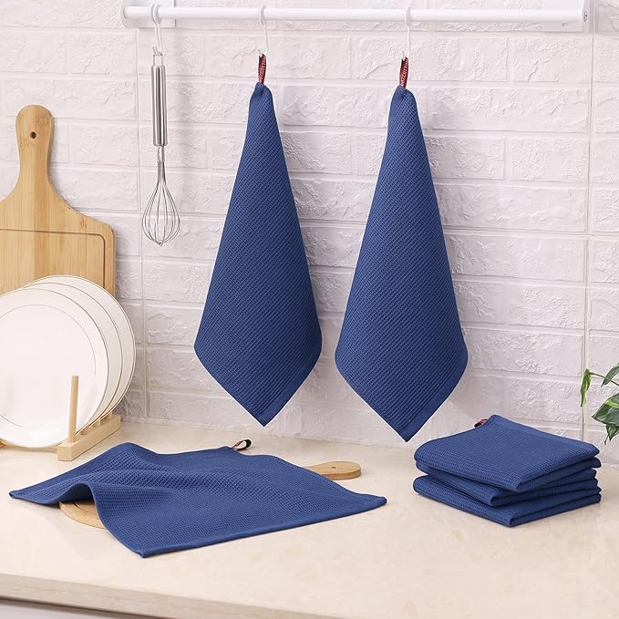 Homaxy 100% Cotton Waffle Weave Dish Cloths