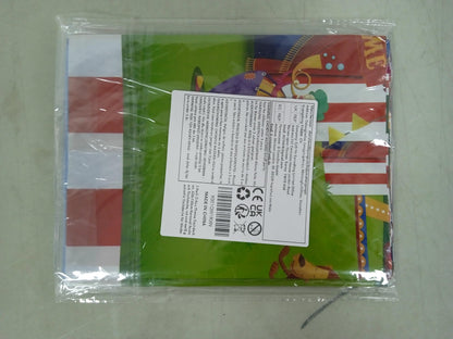 QUERICKY 2 Pack Circus Theme Tablecloths, 220x130cm Carnival Rectangle Table Cover, Red and White Striped Table Cloth for Kids Birthday Party, Circus Carnival Party Decorations Supplies