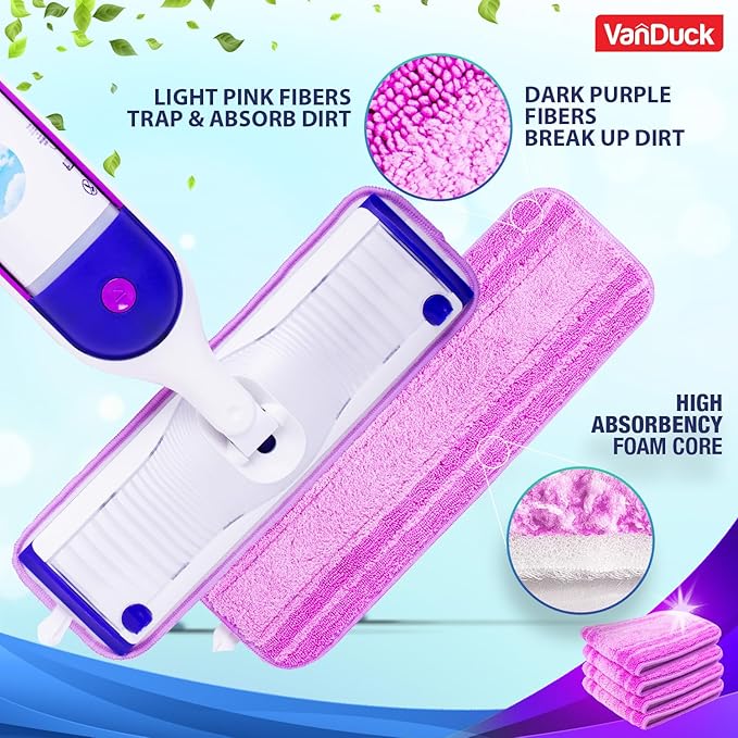 VanDuck Reusable Mop Pads Compatible