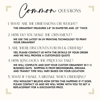 Personalized Crystal “First Christmas” Ornament – 3 in Round Keepsake with Gift Box & Ribbon – Custom Name & Year Baby, Couple or Family