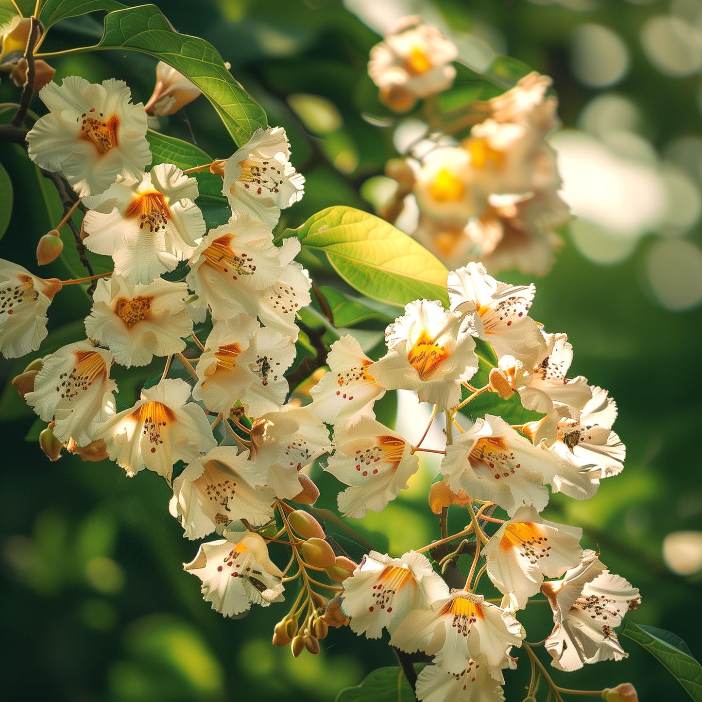 Northern Catalpa Tree - 6-12" Tall Live Plant - Quart Pot - Ornamental Flowering Shade Tree - Catalpa speciosa