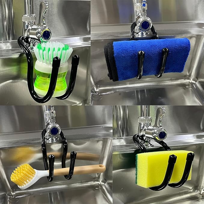 Pmsanzay Sling Flexible Sink Caddy, Sink Sponge Holder Organizer, Non-Slip –
