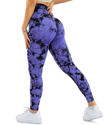 A AGROSTE Women Seamless Workout Leggings with Pockets Scrunch Butt Lifting Gym Leggings High Waisted Yoga Pants