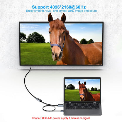 BENFEI HDMI to DisplayPort Adapter, HDMI Source to DisplayPort Monitor Compatible with PC Graphics Card Laptop PS5 Xbox One(360) Supporting 4K@60Hz 2K@144Hz 1080P@165Hz