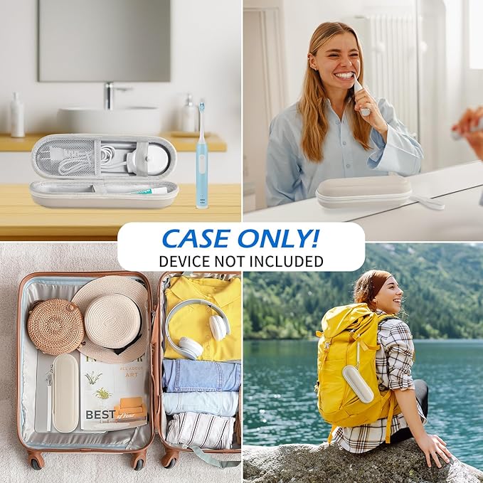 Toothbrush Travel Case for Oral B/Oral-B Pro 1000 1500 5000 7000 & Philips