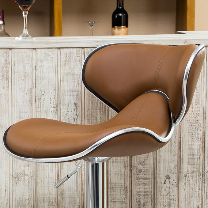 Roundhill Furniture Masaccio Cushioned Leatherette Upholstery Airlift