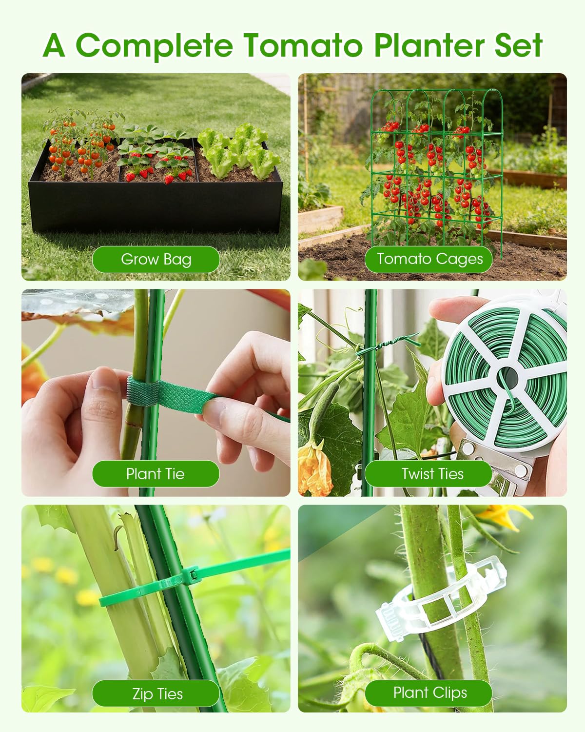 Cucumber Trellis with Grow Bags for Garden, U Frame Garden Trellis for Climbing Plants, Metal Plant Trellis with Garden Netting for Vegetables Flowers Fruits(U-4 Arches)