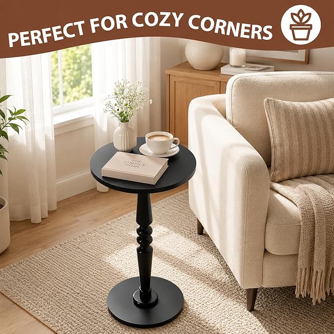 Round Side Table for Small Spaces