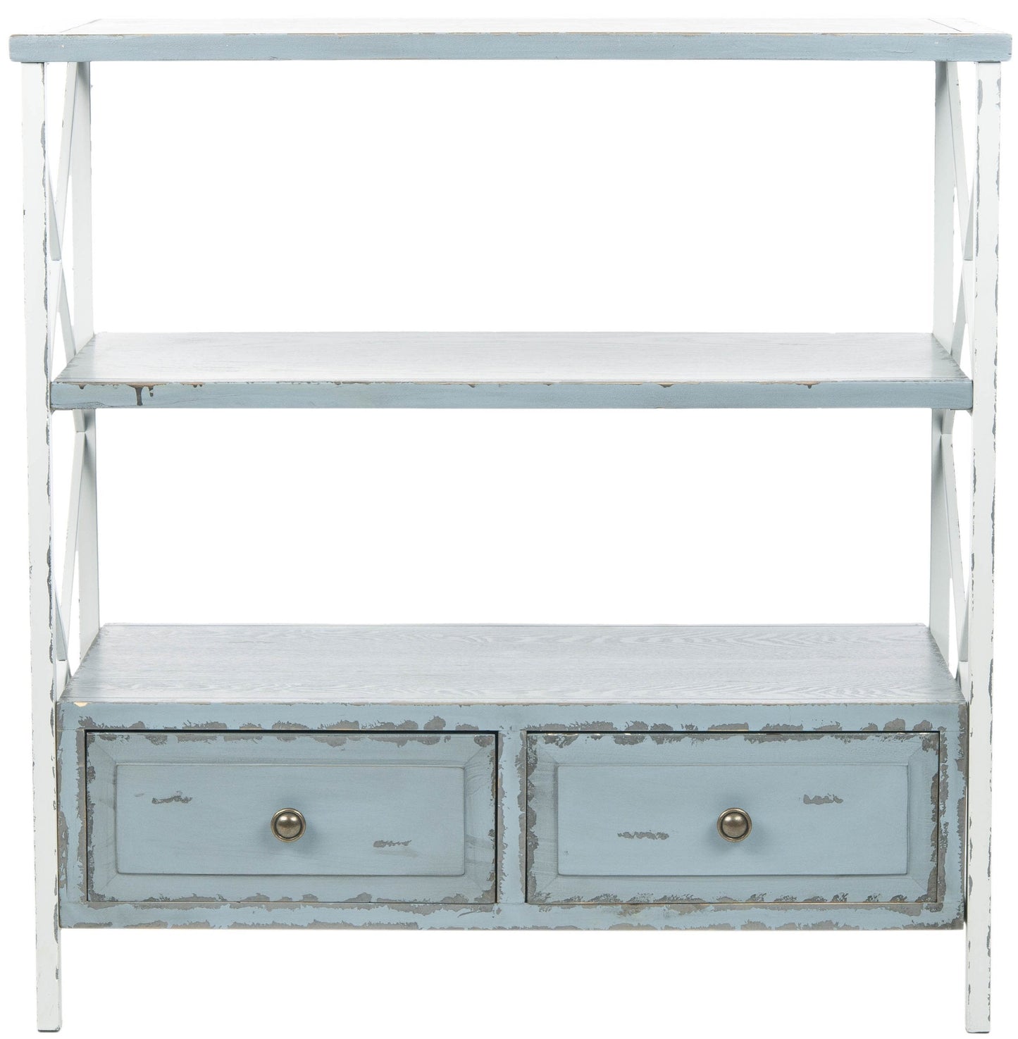 Safavieh American Homes Collection Chandra Pale Blue and White Smoke Console Table