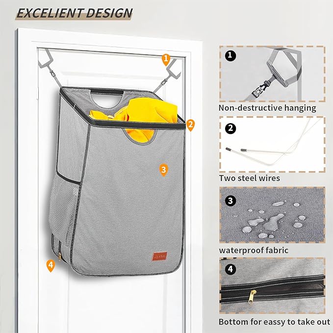 Ligereza Hanging Laundry Hamper Bag is Suitabled