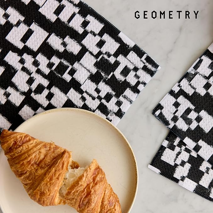 GEOMETRY Dishcloth – Evergreen Collection – Quick-Dry, Ultra-Absorbent