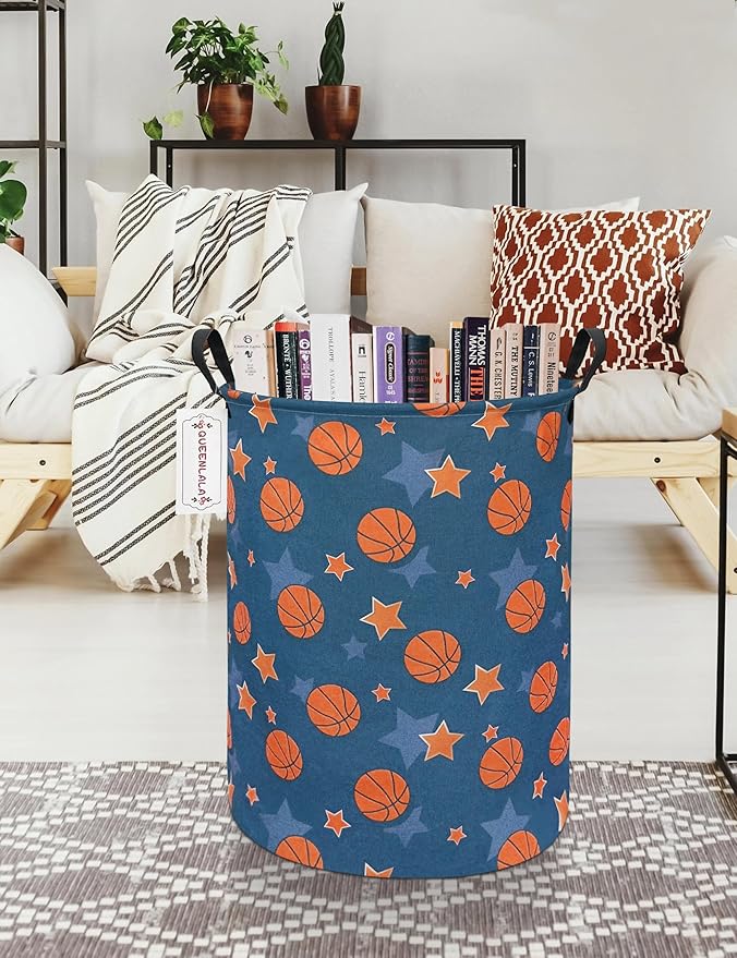 QUEENLALA Large Storage Basket, Laundry Hamper/Bathroom/Home Decor/Collapsible