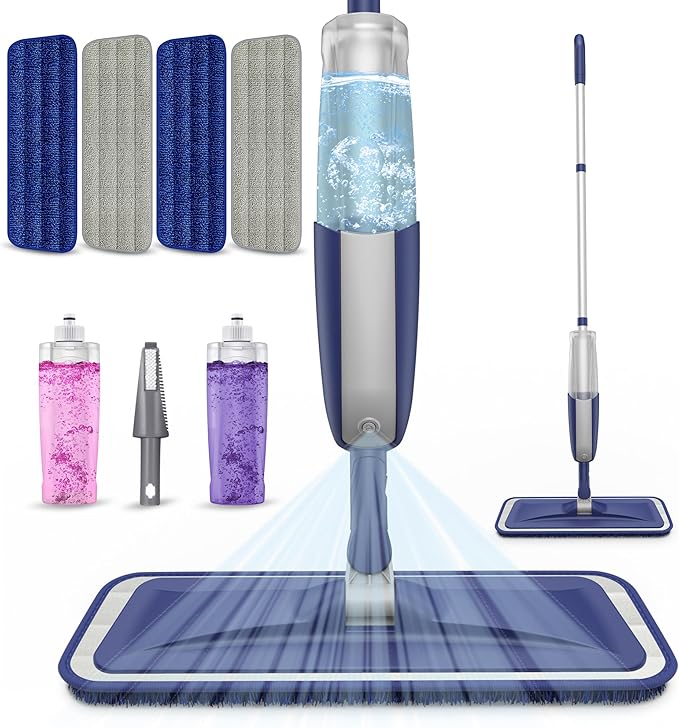 Spray Mops for Hardwood Floor Cleaning: MEXERRIS Wet Dust Mops