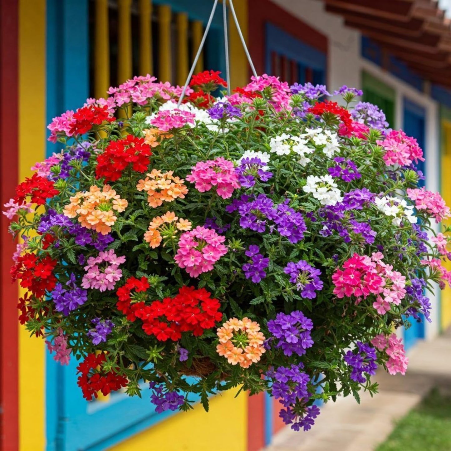 Set 2 Verbena Live Plants, Perennial Verbena Flowers, Long-Lasting, Hardy Flowering Plant for Planting (Assorted)
