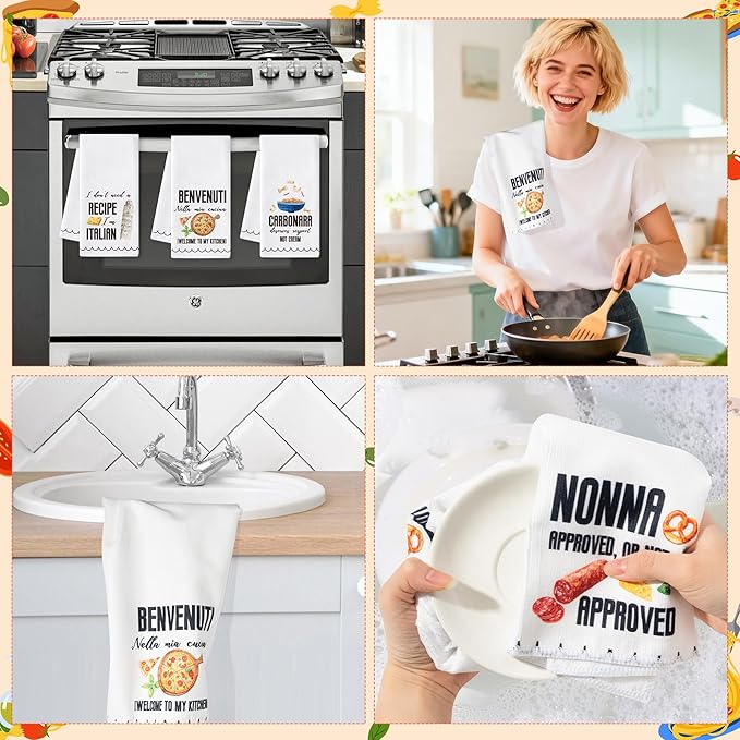 R HORSE Italian Kitchen Dish Towels