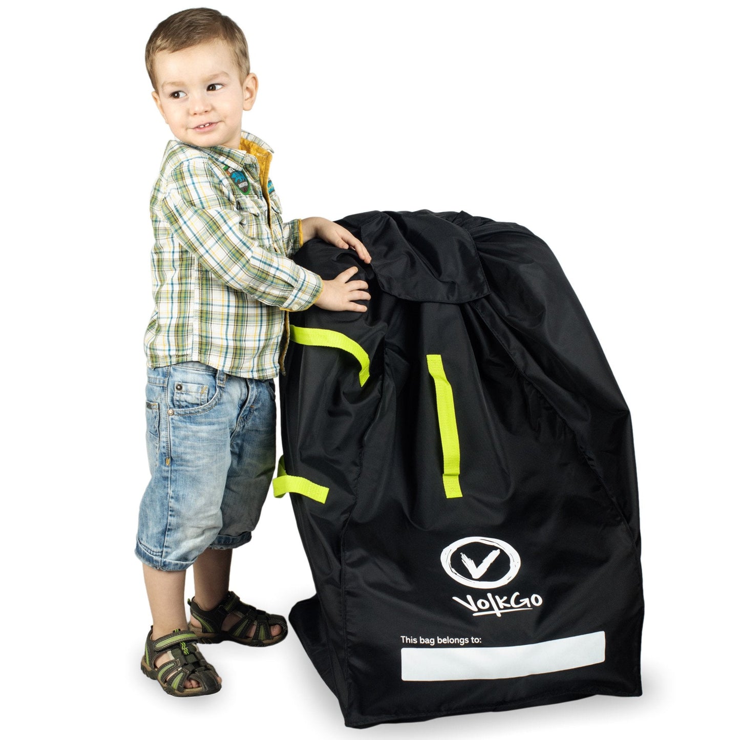 V VOLKGO Car Seat Bags for Air Travel for Airplane, Easy Carry Durable Seat Gate Check Bag, Carseat Cover, Carseat Case, Car Seat Cover for Airplane Travel, Stars, Standard