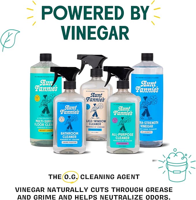 Aunt Fannie's Extra Strength Cleaning Vinegar, 32 Ounce, No Added Scents