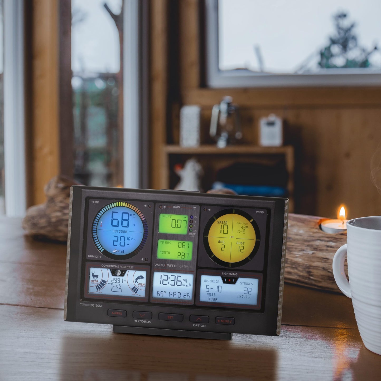 AcuRite Weather Station with Lightning Detection,Wind,Rain Gauge, Sportsman
