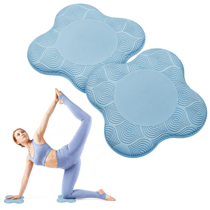 Yoga Knee Pads Set of 2 – Extra Soft Non-Slip Yoga Knee Pad Cushion for Knees Elbows Wrists – Pilates & Workout Knee Pads for Floor Exercises, Kneeling, Stretching, Fitness, Blue