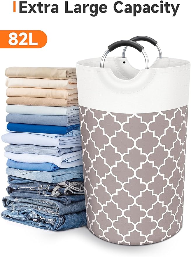 Large Laundry Basket Laundry Hamper Bag Washing Bin Clothes Bag Collapsible Tall