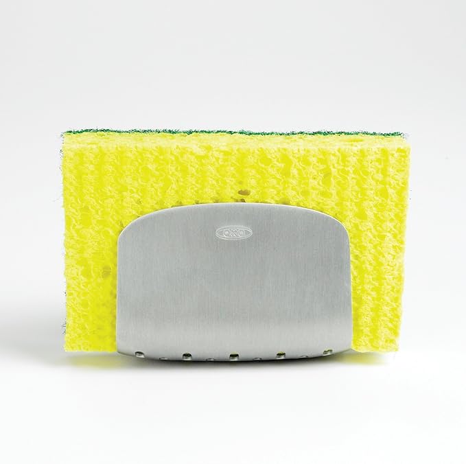 OXO Rust-Proof Aluminum Suction Sponge Holder