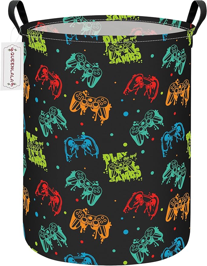 QUEENLALA Large Storage Basket, Laundry Hamper/Bathroom/Home Decor/Collapsible