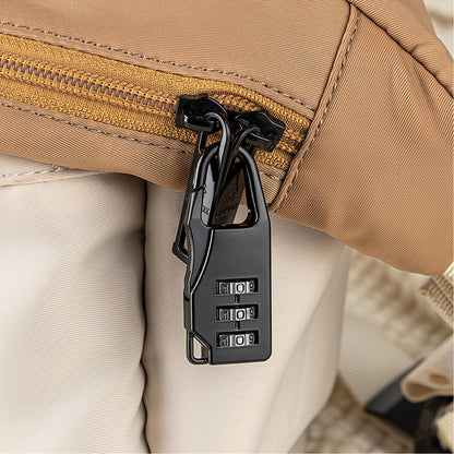 LIFKOME Digital Combination Lock 3-Digit Resettable Password Padlock for Luggage Suitcase Backpack Cabinet Portable Security Lock for Travel and Home Use 2.16X0.78X0.31In 6-Pack