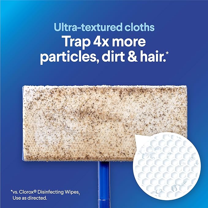 Clorox Scentiva Disinfecting Wet Mop Pad, Disposable Mop Heads, Coconut and