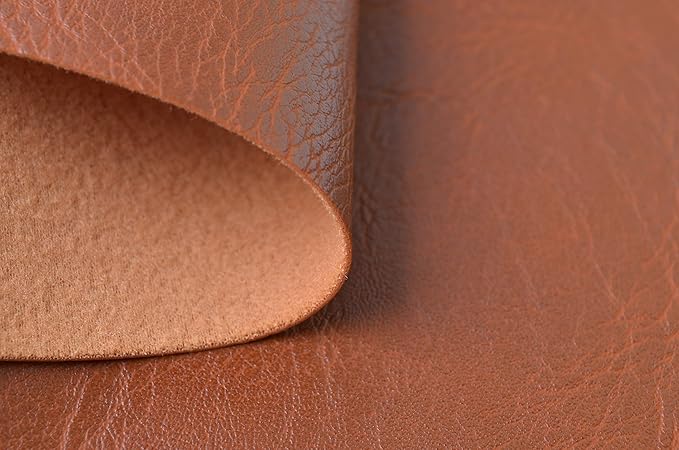Wento Thick 3 Yard Faux Leather Fabric Soft Skin Grain PU Leather