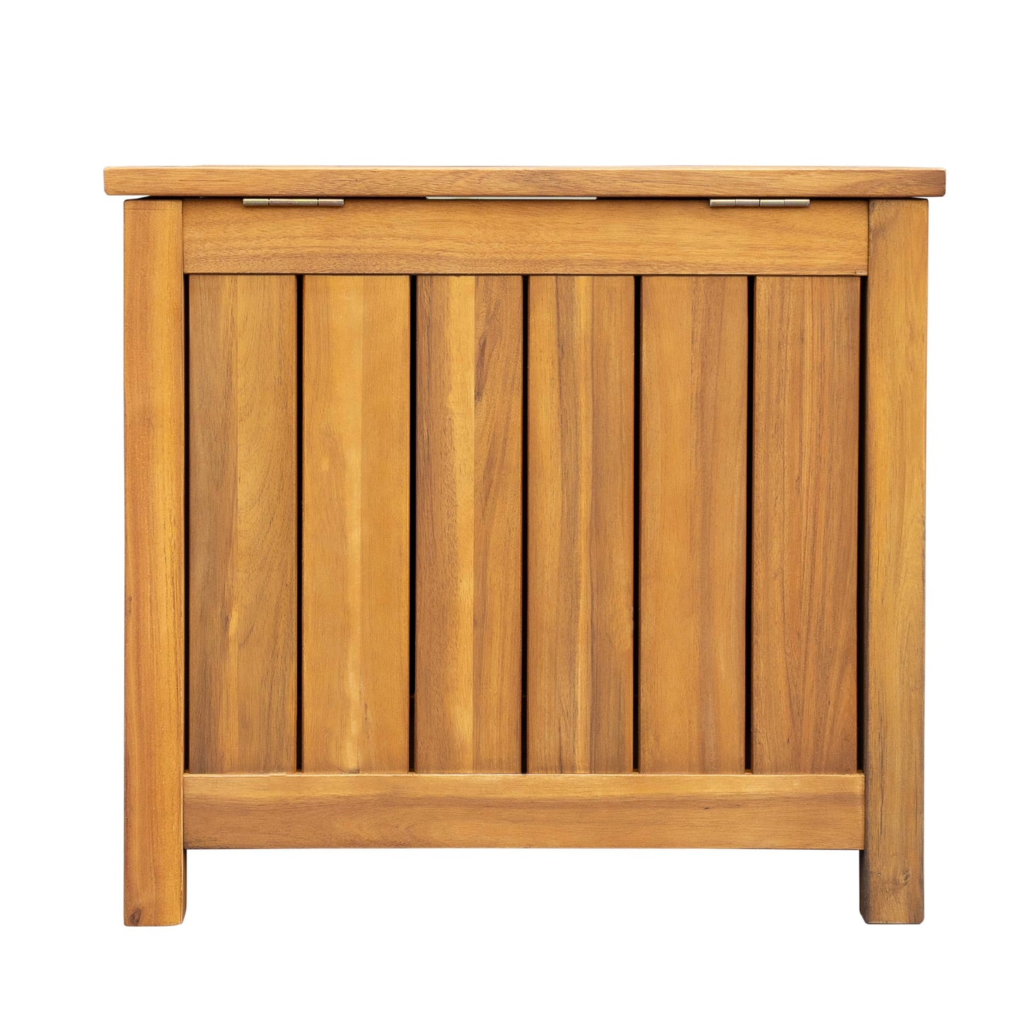 Christopher Knight Home Kensy Acacia Wood Outdoor Storage Box, 30 Gallons Wooden Patio Deck Box, Garden Backyard Tool Storage, Outdoor Storage Container for Patio Furniture Cushion, Teak Finish