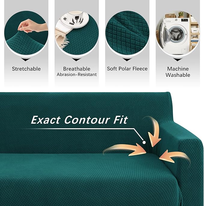 Arfntevss Stretch Sectional Couch Covers L Shaped Corner Sectional Sofa Cover