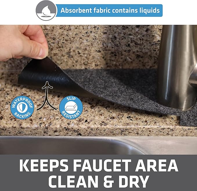 Drymate Faucet Splash Guard Mat
