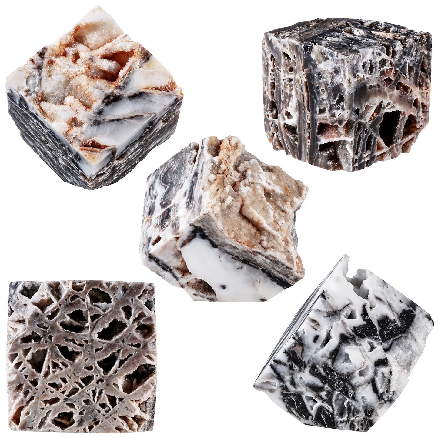 mookaitedecor Natural Sphalerite Crystal Geode Cube Specimen for Reiki Healing Home Decor, Raw Stone Aromatherapy Essential Oils Diffuser