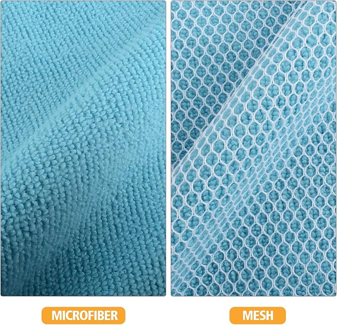 KinHwa Kitchen Washcloths for Dishes Absorbent Microfiber Dish Cloths Quick Dry