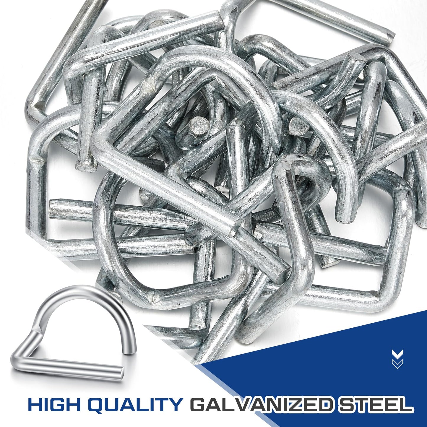 MorningRo 20 Pcs Pig Tail Pin 2'' Scaffolding Gravity Locking G Scaffolding Pins for Steel