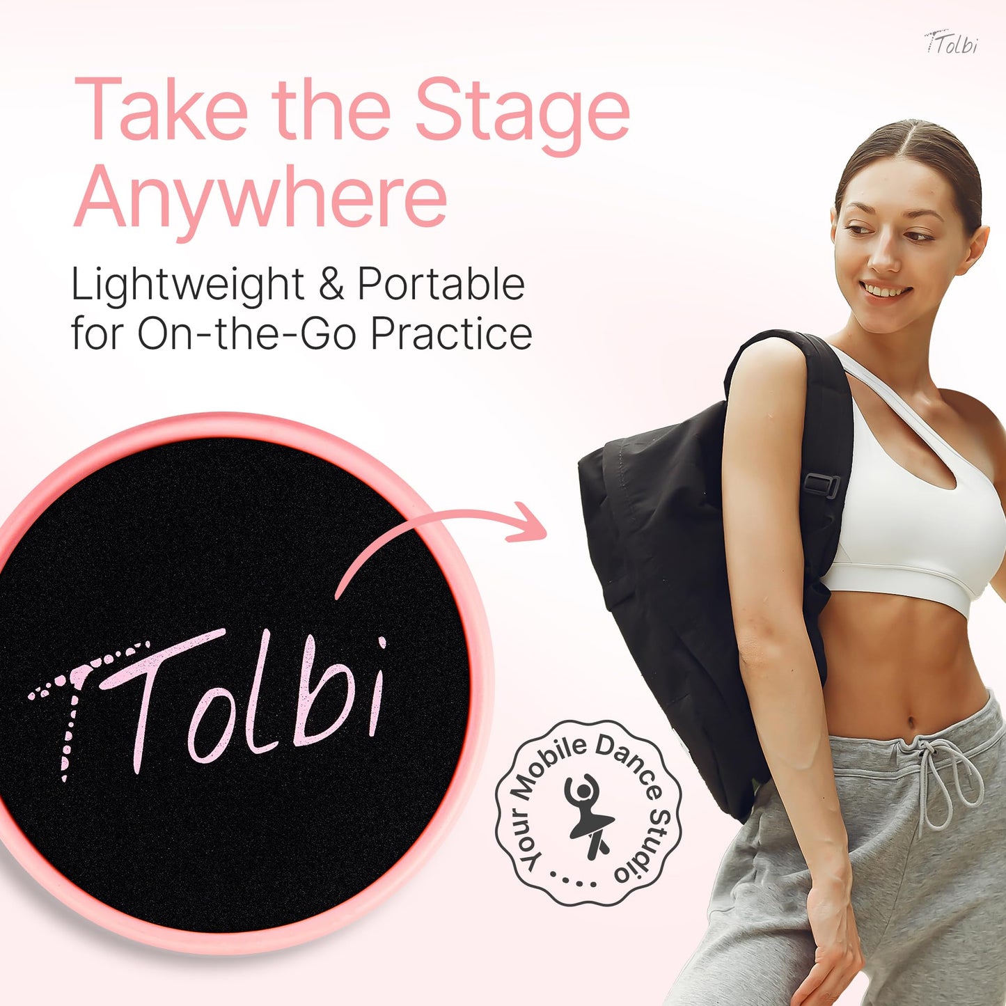 Premium Turning Boards for Dancers – Improve Pirouette Technique & Balance, Ideal Turn Board for Ballet, Dancing & Figure Ice Skating, Portable Spin Disc for Dance & Spinner Disk Training Equipment