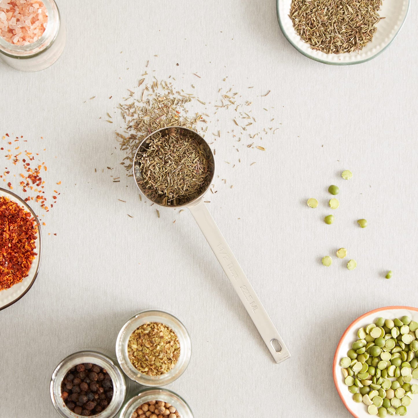 RSVP International Endurance Kitchen Collection Open Stock Measuring Spoon, Stainless Steel, Dishwasher Safe, 1.5-Tablespoon