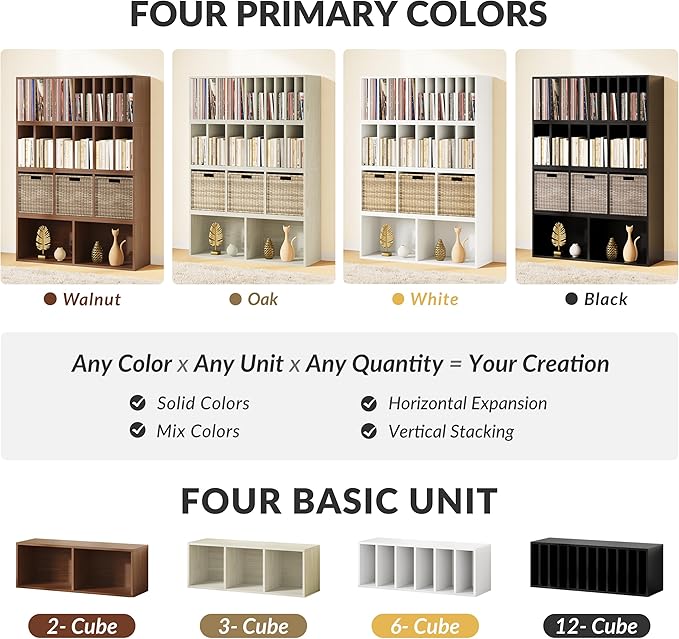 IOTXY DIY Modular Cube Bookcase