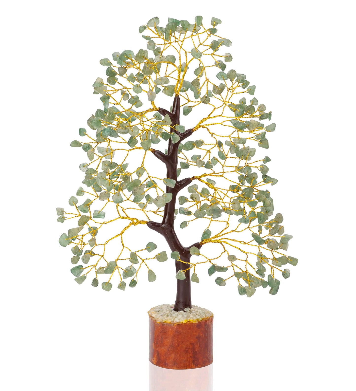 Crocon® Green Jade Crystal Tree of Life, Birthday Gifts for Women & Men, House Decor for Shelf Healing Crystals, Spiritual Gift Sage Green Decor, House Warming Gifts New Home, Present for Mom, Sister