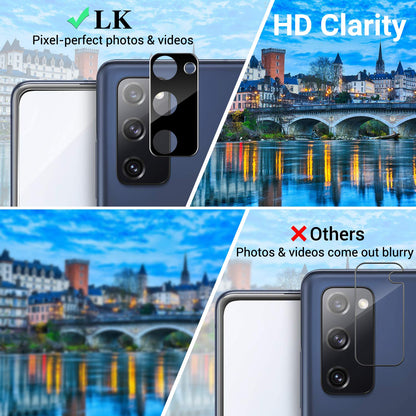 LK 3 Pack for Samsung Galaxy S22 Ultra Screen Protector [Not Glass] [Support Fingerprint Unlock] Bubble Free, with Easy Installation Tool, 3D Curved Max Coverage for S22 Ultra 6.8-inch