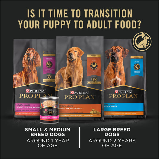 Purina Pro Plan Large Breed Dry Puppy Food, Chicken and Rice Formula - 34 lb. Bag