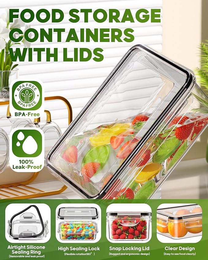 60 PCS Food Storage Containers