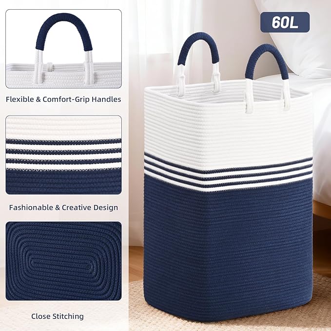 Laundry Basket Hamper, Blanket Storage, Dirty Clothes Hamper