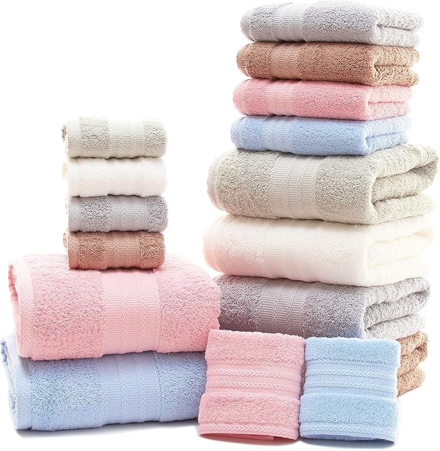 Soft & Absorbent Cotton Hand Towels