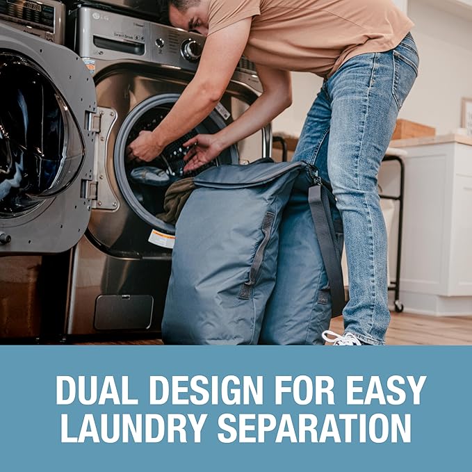 CleverMade Convertible Laundry Hamper Bag