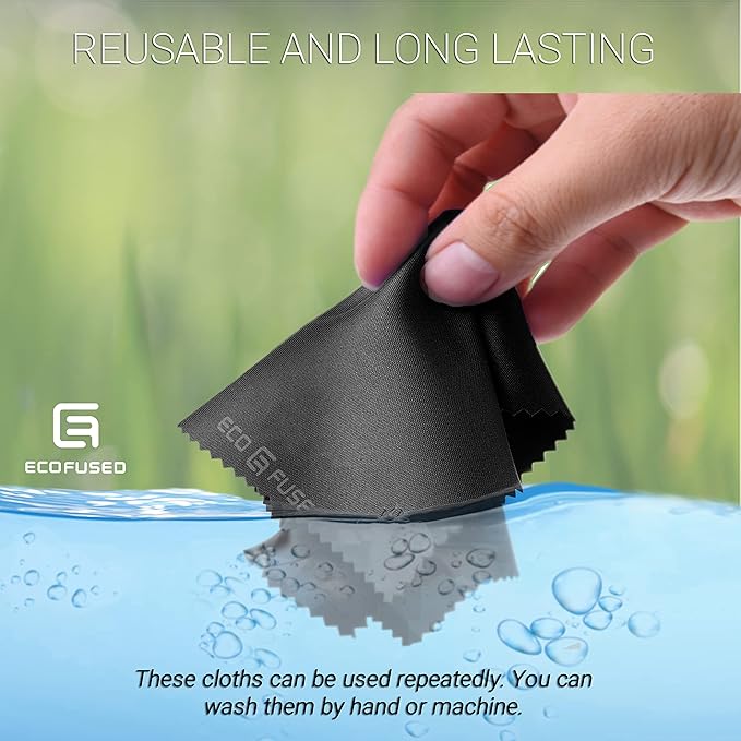 Eco-Fused Microfiber Cleaning Cloths