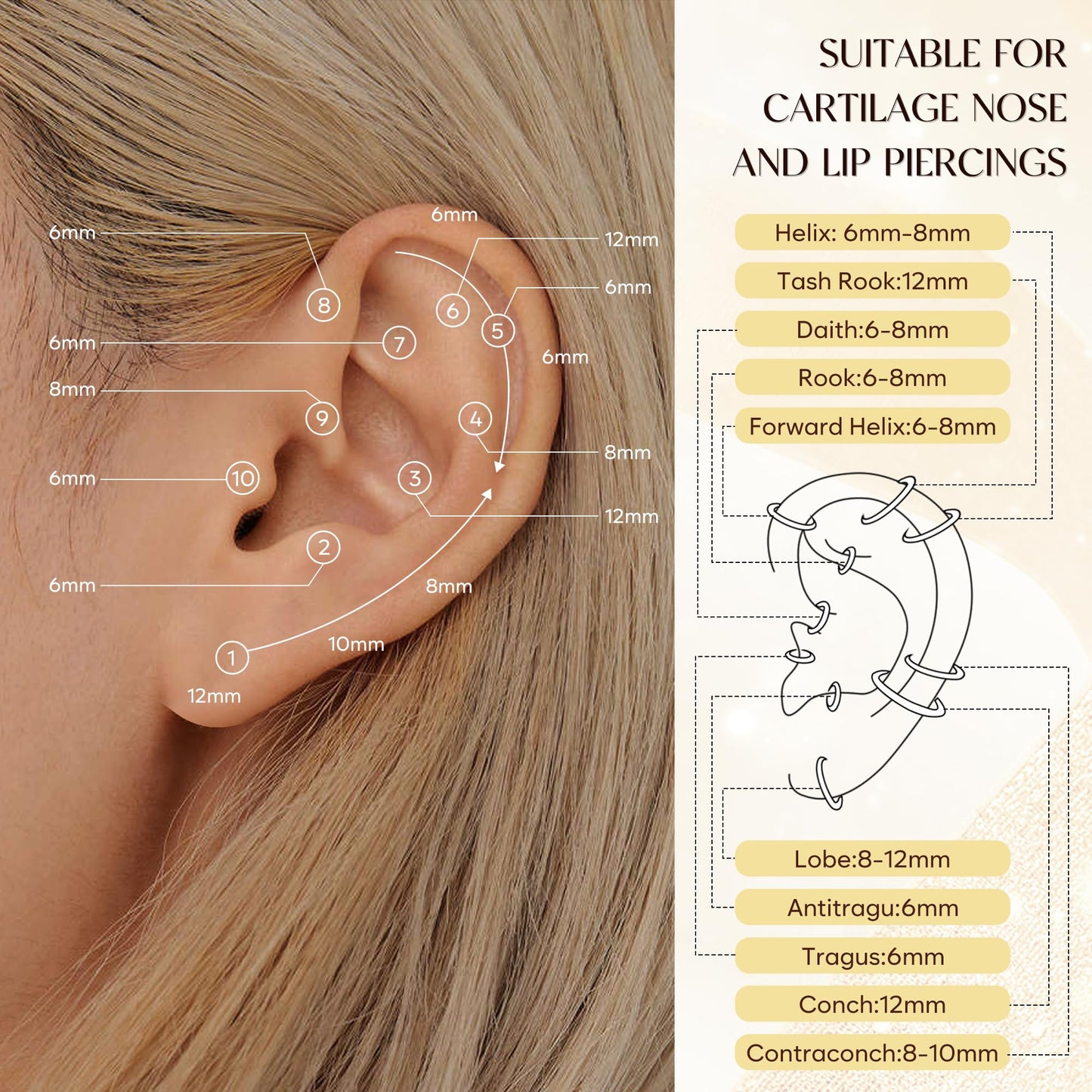 Small Blue Hoop Earrings for Women Men, Huggie Stainless Steel Hypoallergenic Cute Trendy Mini Thin Tiny Cartilage Stacks Earrings Sets for Women Multiple Piercing Jewelry Gift