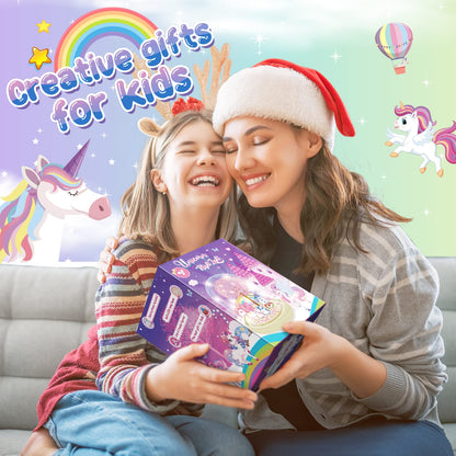 Dislocati Unicorn Gifts for Age 3-9 Year Old Girls Craft Kits for Kids Age 3-8, 3-7 Year Old Girl Best Handmade Unicorn Toys & Games