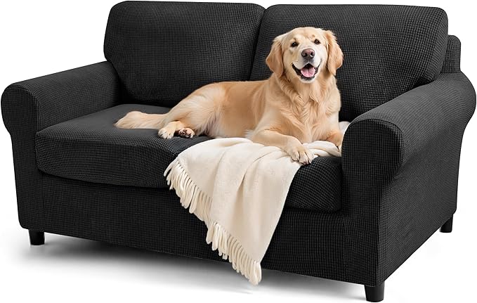 SUBRTEX 5 Pieces Stretch Sofa Slipcover Sets Couch Cover Sets Backrest Cushion